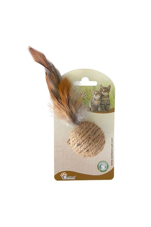 Eastland Tüylü Keten Top Kedi Oyuncağı 4 Cm