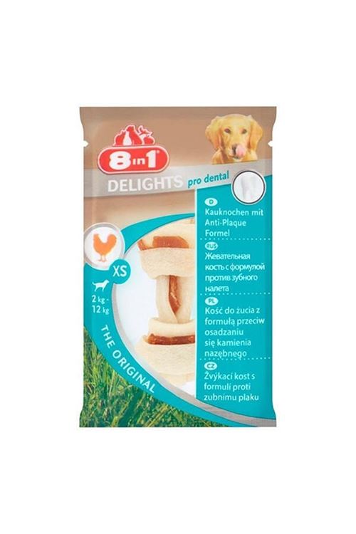 8in1 Delights Dental Köpek Kemik Ödülü Xsmall 12 Gr