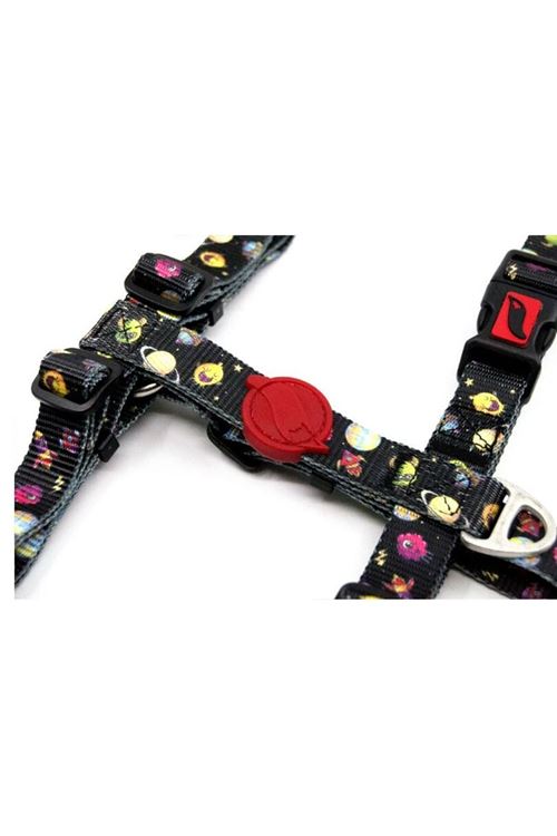 Tailpetz Space Desenli Köpek Göğüs Tasması Xsmall 20-34x23-38 Cm