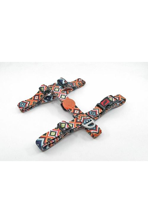 Tailpetz Ethnic Desenli Köpek Göğüs Tasması Xsmall 20-34x23-38 Cm