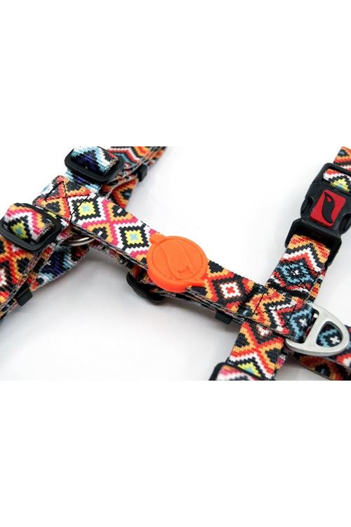 Tailpetz Ethnic Desenli Köpek Göğüs Tasması Xsmall 20-34x23-38 Cm