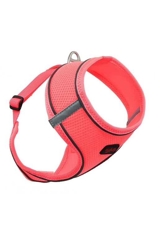 Tailpetz Step İn Harness Göğüs Tasması Large Neon Pembe 36x46-66 Cm