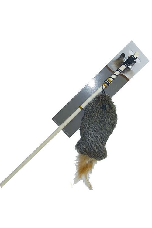 Eastland Peluş Kedi Otlu Kedi Oltası Oyuncağı 40x20x6 Cm