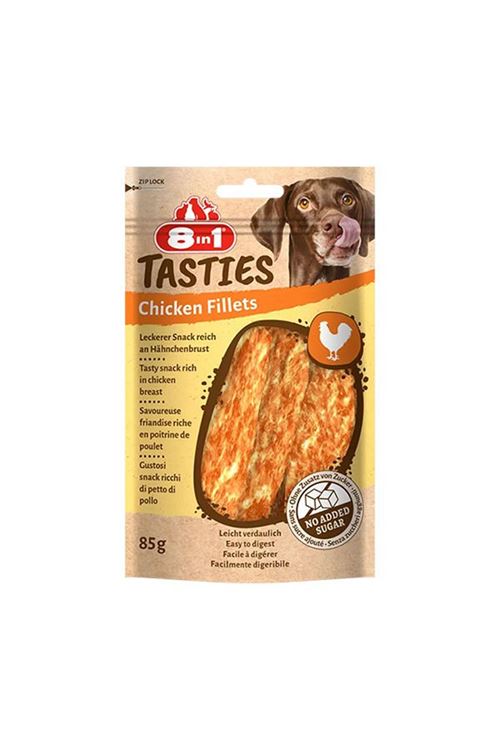 8in1 Tasties Chicken Fillets Tavuk Fileto Köpek Ödül Maması 85 Gr