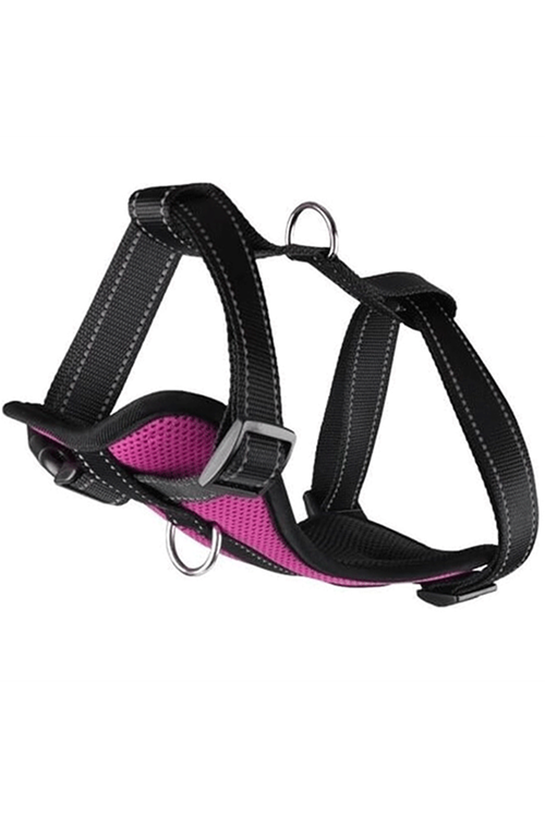 Flamingo Milou Köpek Göğüs Tasması Medium Fuşya 40-55 Cm