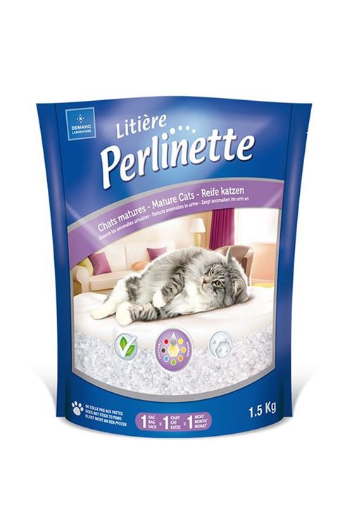 Perlinette Cat Detect Hastalık Kontrolu Kristal Kedi Kumu 1.5 Kg