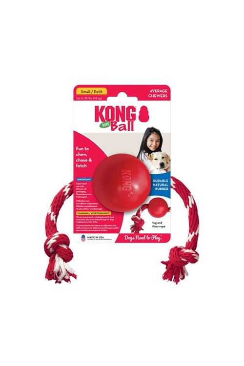 Kong İpli Top Köpek Oyuncağı Small 6.5 Cm