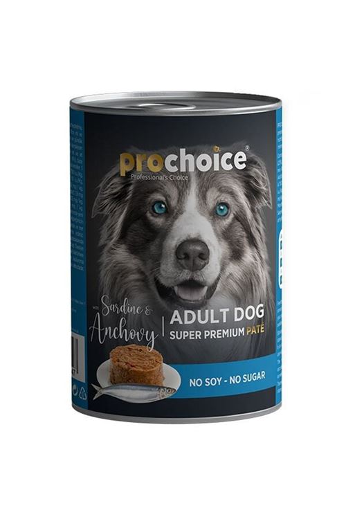Pro Choice Adult Sardunya ve Hamsili Yetişkin Köpek Konservesi 400 Gr