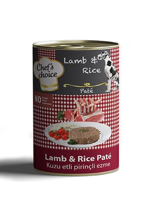 Chefs Choice Kıyılmış Kuzulu Yetişkin Köpek Konservesi 400 Gr
