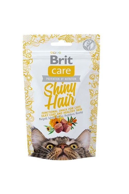 Brit Care Shiny Hair Kedi Bisküvisi 50 Gr