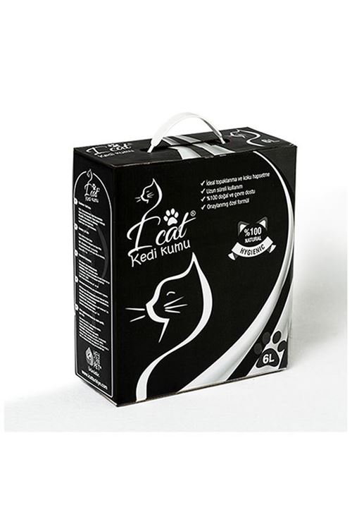 I Cat Hızlı Topaklanan Kokusuz Doğal Kedi Kumu 6 Lt