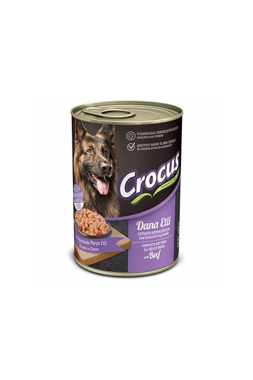 Crocus Dana Etli Köpek Yaş Maması 400 Gr