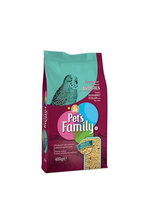 Pets Family Soyulmuş Muhabbet Kuşu Yemi 400 Gr