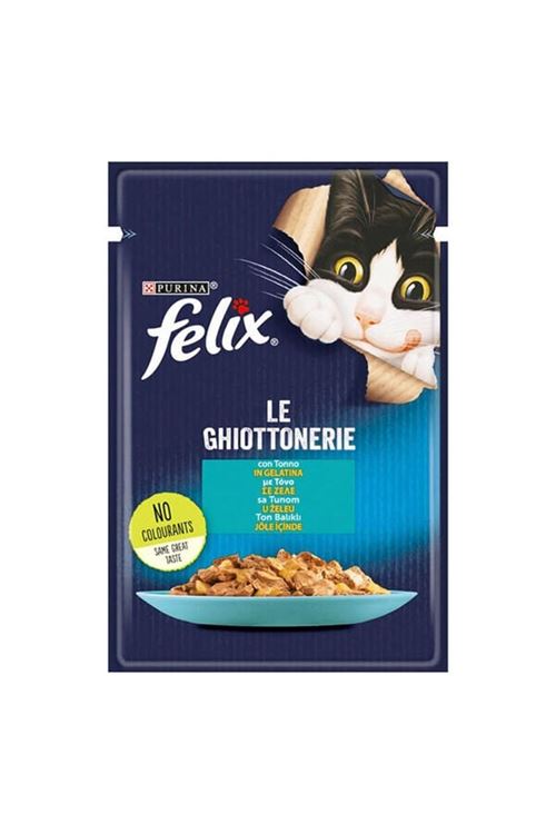 Felix Taze Ton Balıklı Jöleli Pouch Yetişkin Konserve Kedi Maması 85 Gr
