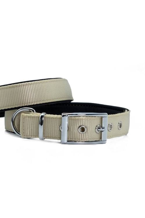 Doggie Elit Dokuma Köpek Boyun Tasması Large Haki 2.5x42-50 Cm