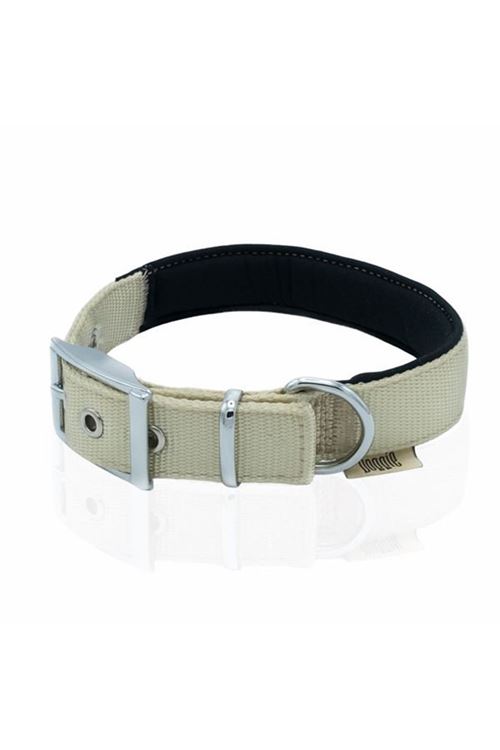 Doggie Elit Dokuma Köpek Boyun Tasması Medium Haki 2.5x37-45 Cm