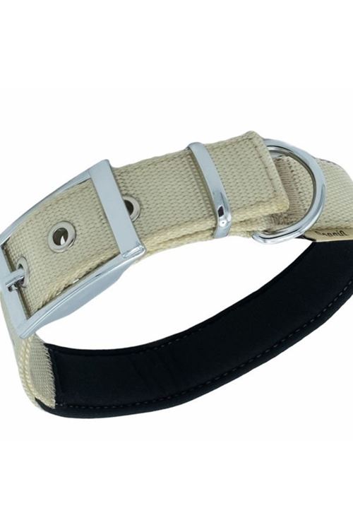 Doggie Elit Dokuma Köpek Boyun Tasması Medium Haki 2.5x37-45 Cm