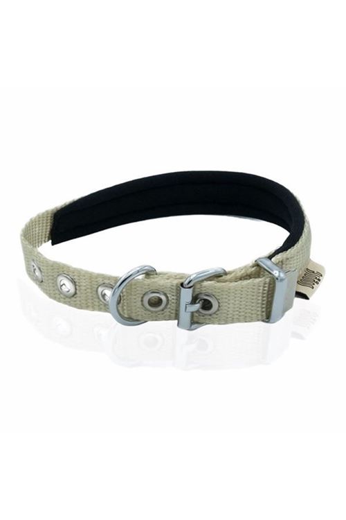 Doggie Comfort Dokuma Köpek Boyun Tasması Small Haki 1.5x20-25 Cm