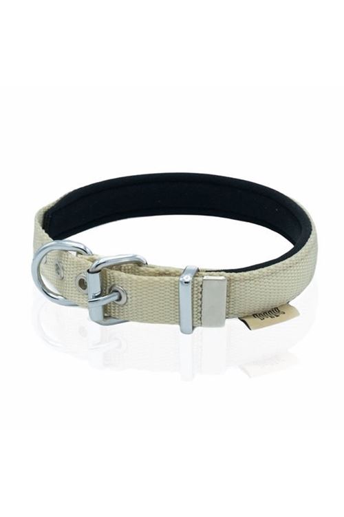 Doggie Comfort Dokuma Köpek Boyun Tasması Large Haki 2.5x42-50 Cm