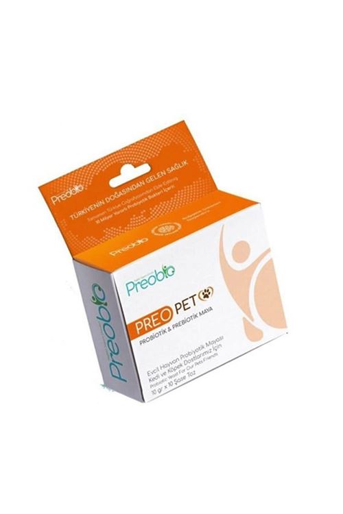 Preobio Pet Kedi Köpek ve Evcil Hayvan Toz Probiyotik Takviyesi 10x10 Gr