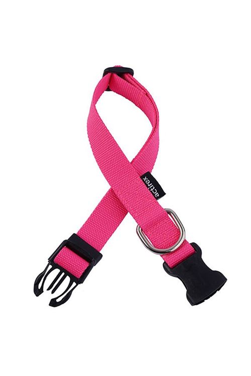 Actirex Neon Ayarlı Köpek Göğüs Tasması Pembe Small 1.5x35-50 Cm
