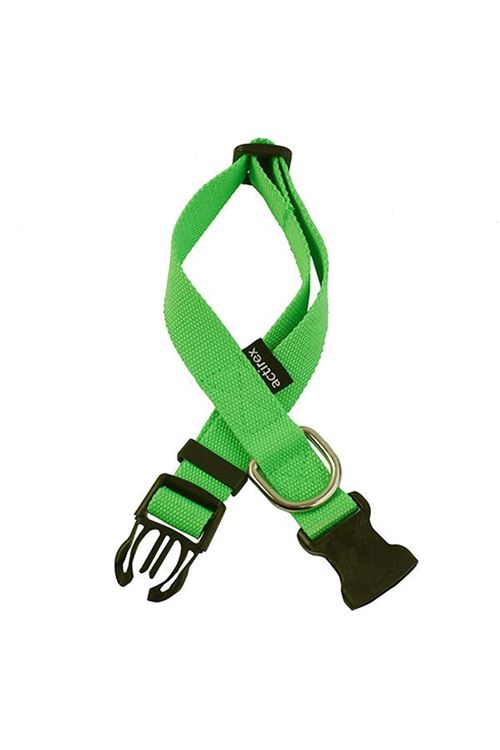 Actirex Neon Ayarlı Köpek Göğüs Tasması Yeşil Small 1.5x35-50 Cm
