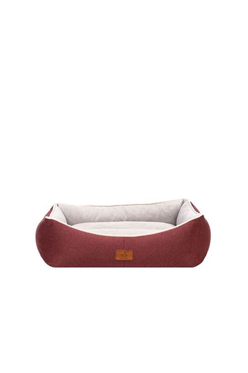 Peggy Lola Köpek Yatağı Bej Bordo Small 50x38x25 Cm