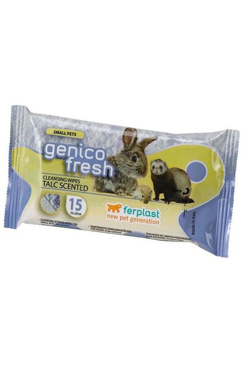 Ferplast Genico Fresh Kemirgen Temizlik Mendili 15 Adet 13x20 Cm
