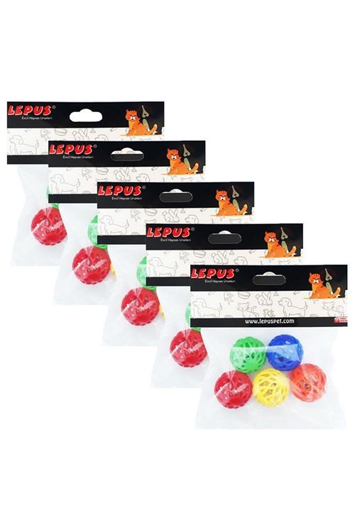 Lepus Zilli File Desenli Top Kedi Oyuncağı