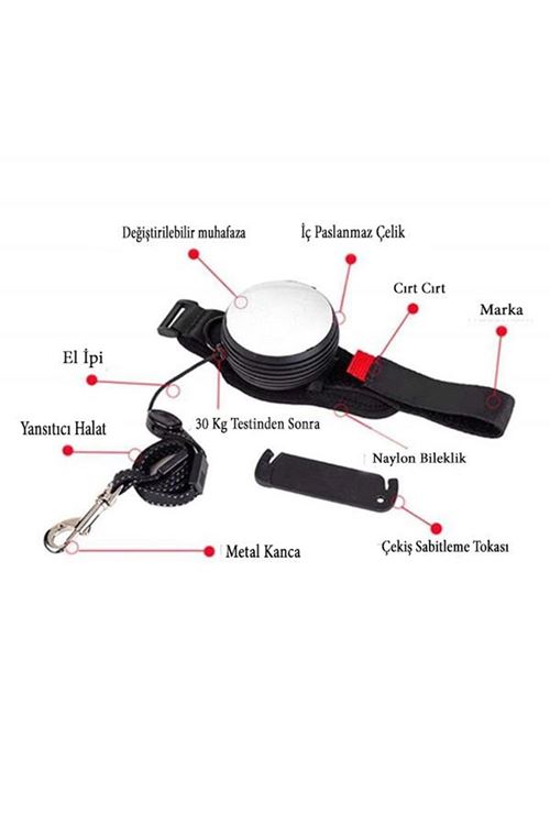 Lishinu Bungee Akıllı Köpek Gezdirme Tasması Yeşil Large