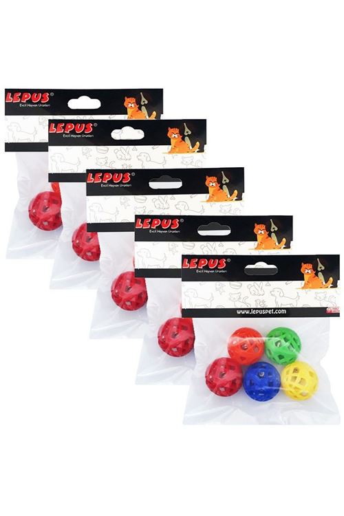 Lepus Zilli Üçgen Desenli Top Kedi Oyuncağı