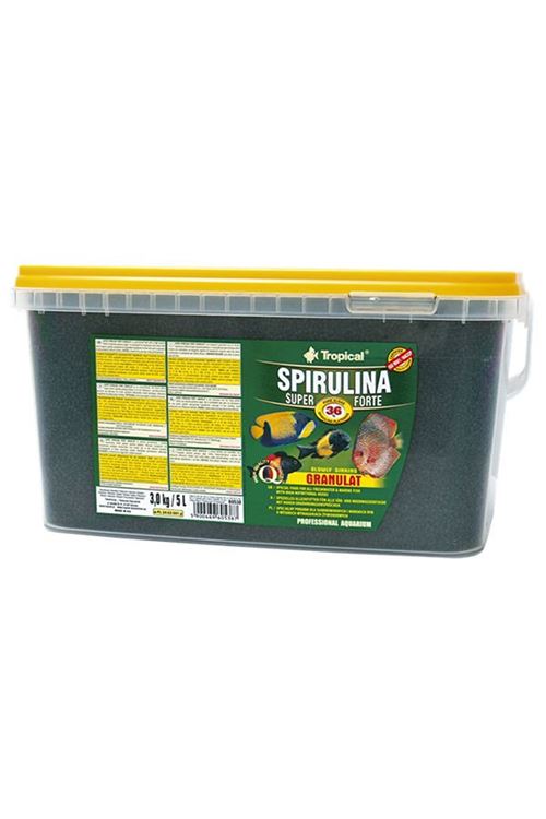 Tropical Spırulına Forte Spırulına İçerikli Granül Balık Yemi 5 Lt 3 Kg