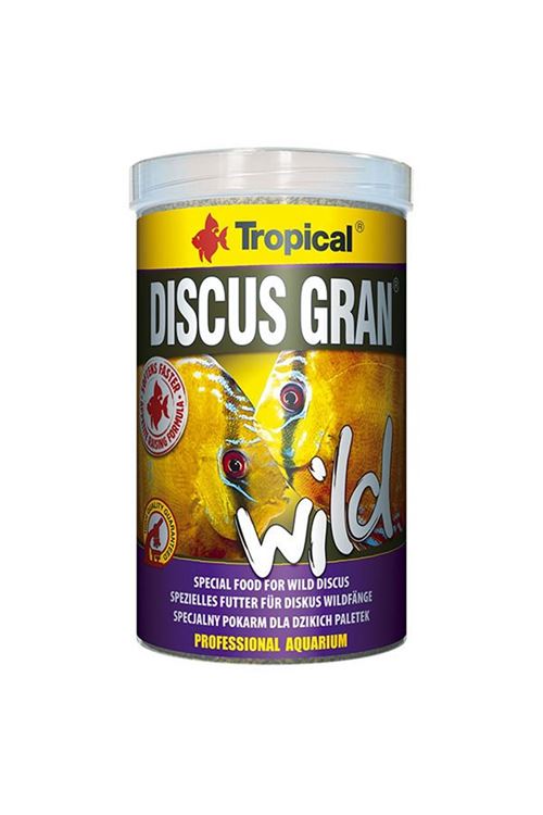 Tropical Discus Gran Wild Vahşi Discuslar için Granül Balık Yemi 1000 Ml 440 Gr