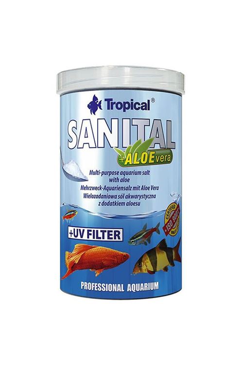 Tropical Sanital Aloe Vera İlaveli Zengin İçerikli Akvaryum Tuzu 1000 Ml 1.2 Kg