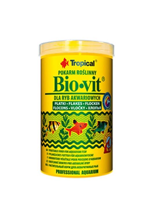 Tropical Bio-Vit Bitkisel İçerikli Pul Balık Yemi 100 Ml 20 Gr