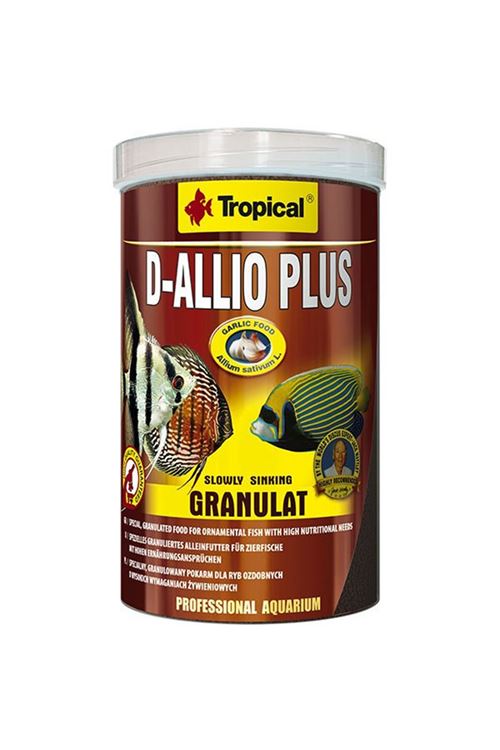 Tropical D-Allio Plus Granulat Discus Balıklar için Sarımsaklı Granül Balık Yemi 100 Ml 60 Gr
