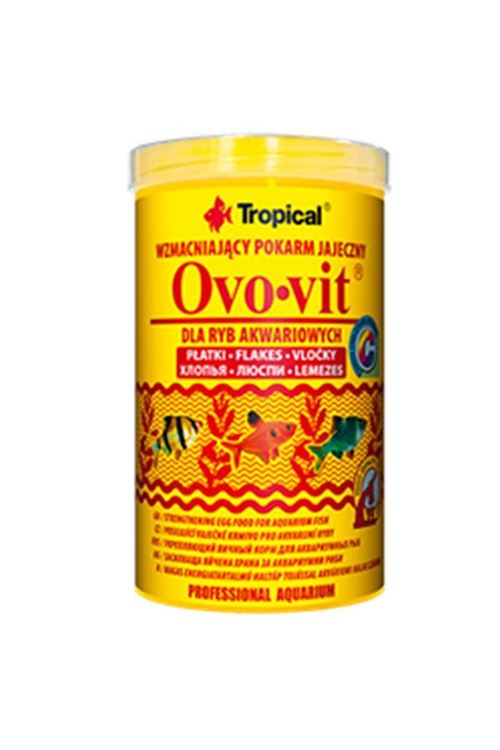 Tropical Ovo-Vit Yumurta Katkılı Güçlendirici Pul Balık Yemi 100 Ml 20 Gr