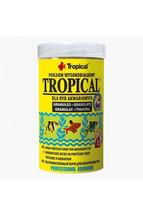 Tropical Granulat Yüksek Proteinli Granül Balık Yemi 100 Ml 50 Gr