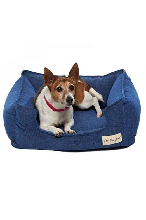 Pet Comfort Alpha Mirandus Kedi ve Köpek Yatağı Mavi Xsmall 48x58 Cm
