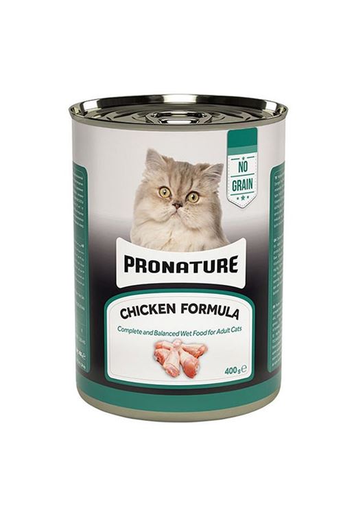 Pronature Tahılsız Tavuklu Ezme Yetişkin Konserve Kedi Maması 400 Gr