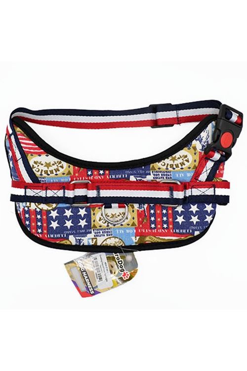 Euro Dog Desenli Fular Tipi Köpek Göğüs Tasması Large