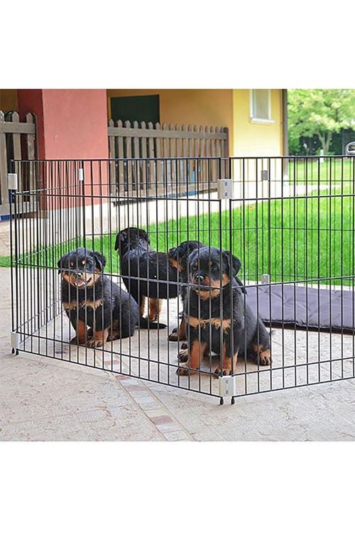 Ferplast Metal Köpek Eğitim Kafesi Siyah 80x80x62 Cm