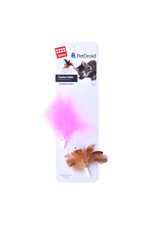 Gigwi Pet Droid Sensörlü Kedi Oyuncağı Yedek Tüylü Pembe