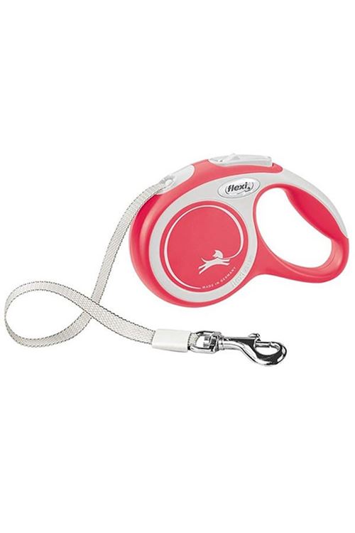 Flexi New Comfort Şerit Otomatik Köpek Gezdirme Tasması Large Kırmızı 5 Mt