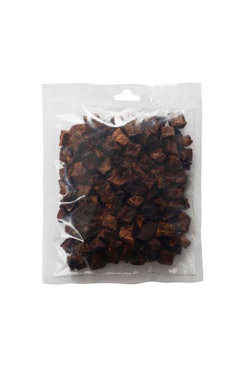Delibon Kurutulmuş Küp Şeklinde Dana Akciğer Köpek Ödül Maması 1 Cm 100 Gr