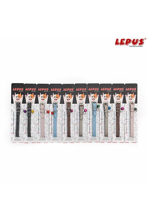 Lepus Deri Simli Kedi Boyun Tasması 1 Adet