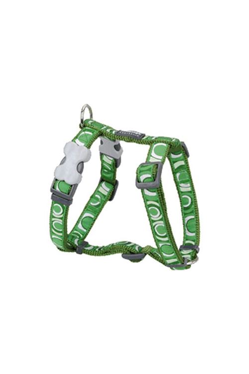 Red Dingo Circadelic Desenli Köpek Göğüs Tasması Yeşil 25 Mm