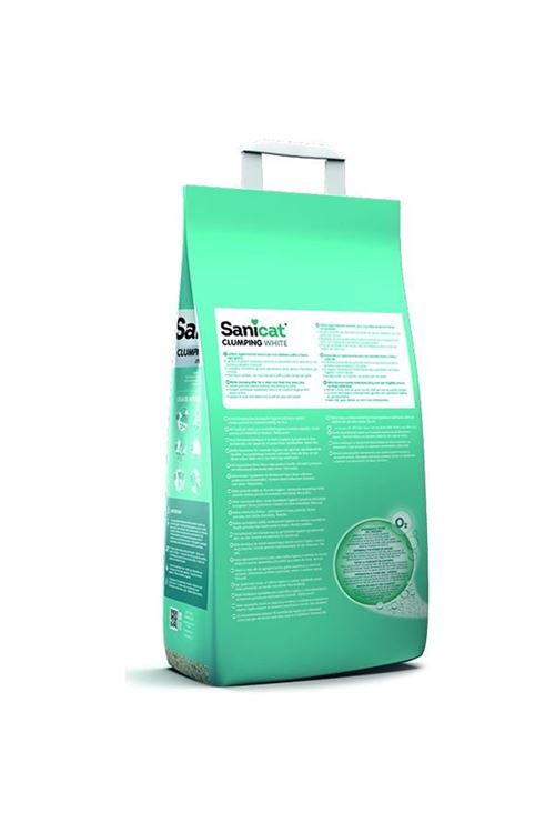 Sanicat Clumping White Cotton Oksijen Kontrol Topaklanan Kedi Kumu 10 Lt