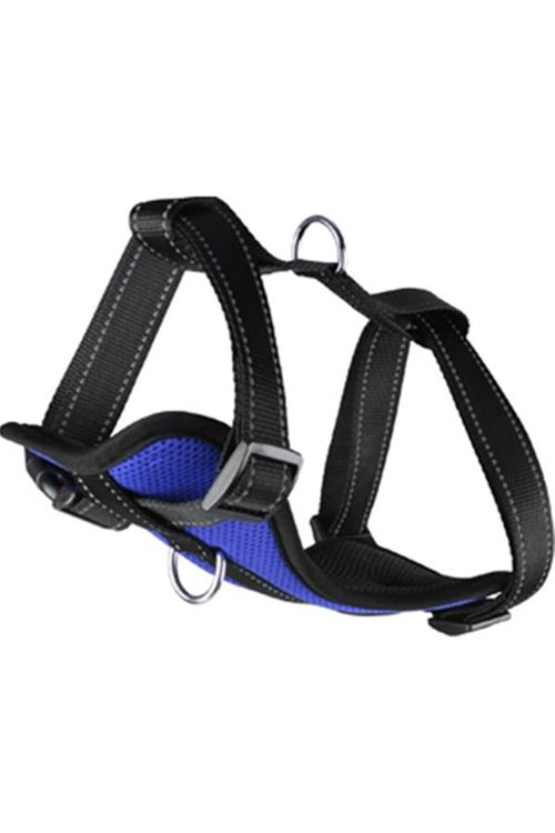 Flamingo Milou Köpek Göğüs Tasması Large Mavi 50-65 Cm