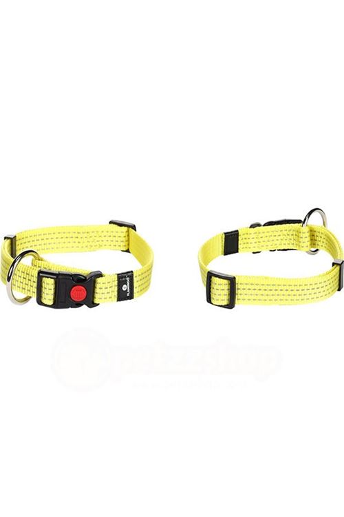 Flamingo Reflex Köpek Boyun Tasması Sarı 45-65 Cm